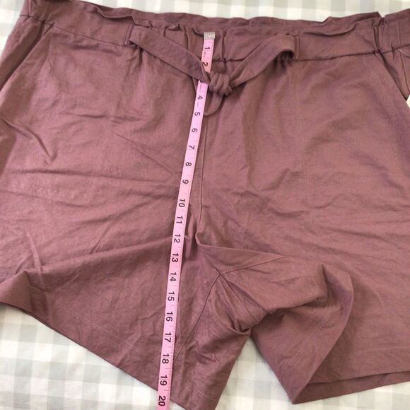 2/40$ REITMANS pink plus size shorts 3X soft bermudas Elastic high waist band - Picture 8 of 11